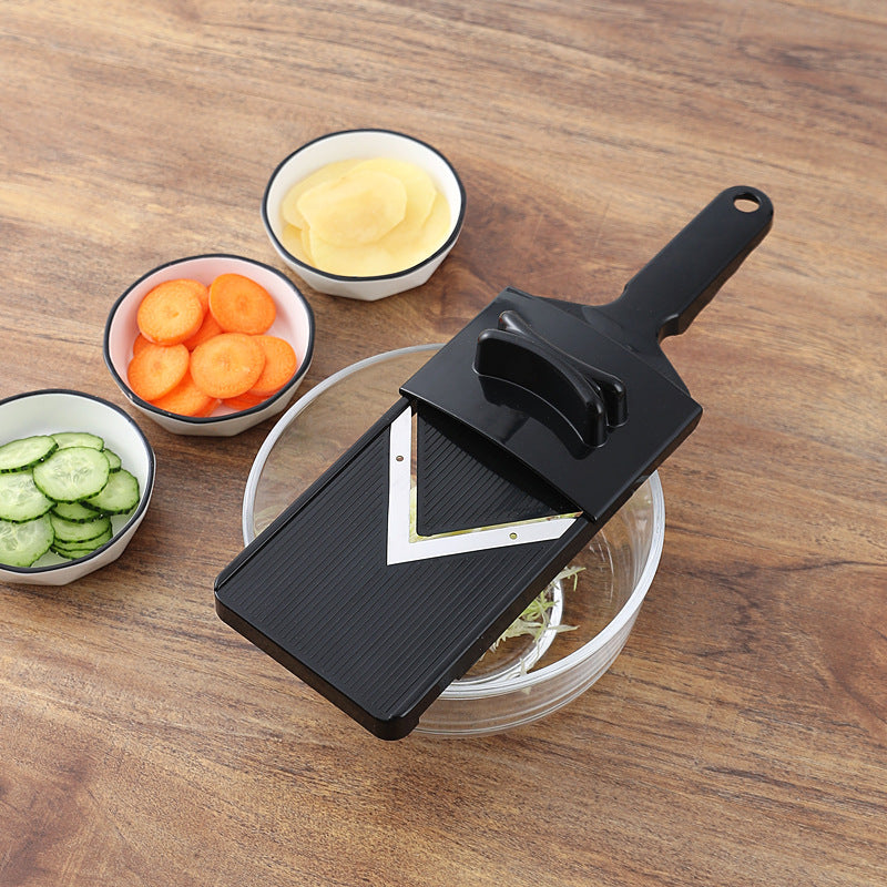 Black With Hand Guard Dish Grater Slice Device