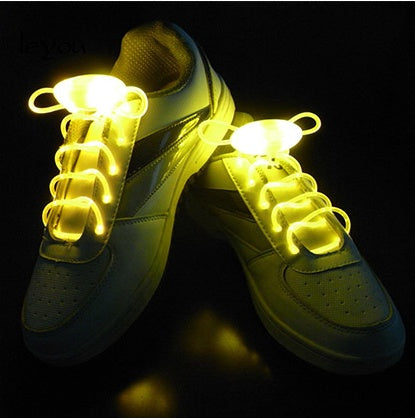 Led Sport Shoe Laces Glow Shoe Strings Round Light Shoelaces