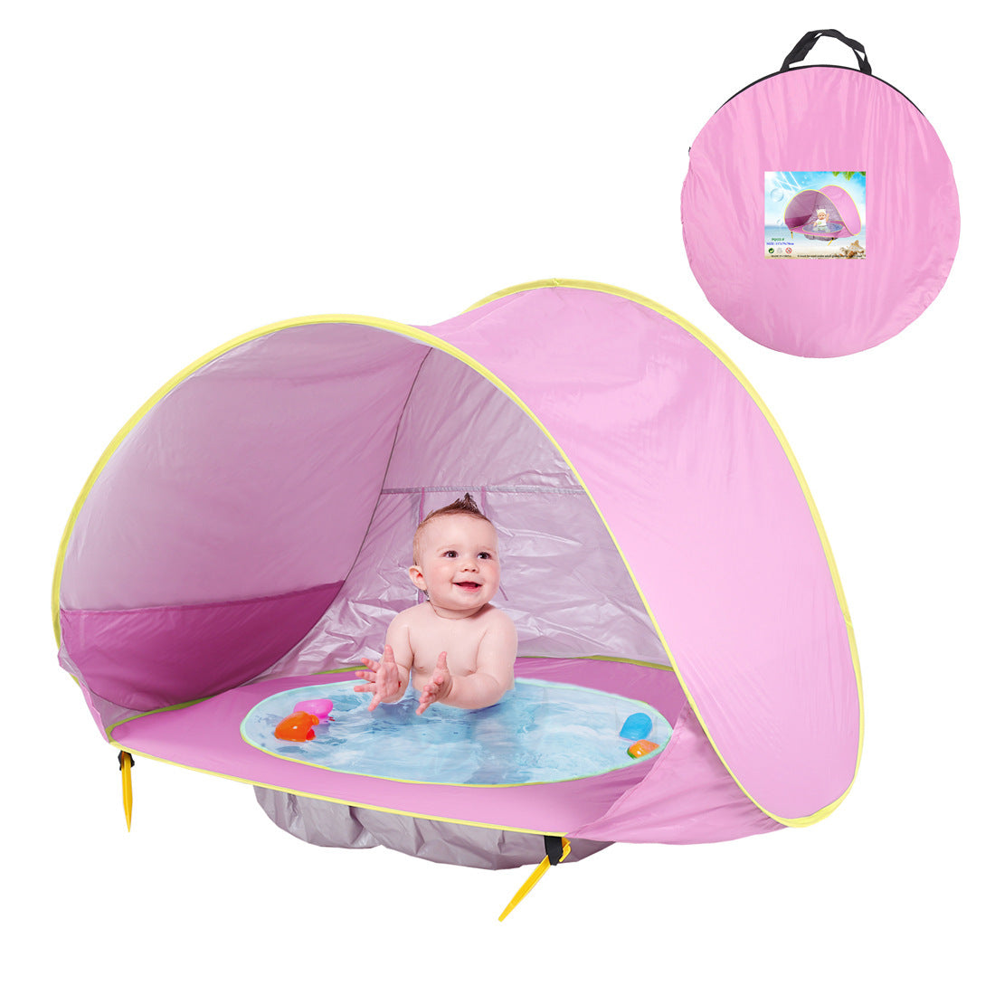 Baby Beach Tent Kids Outdoor Camping Easy Fold Up Waterproof Up Sun Awning Tent UV-protecting