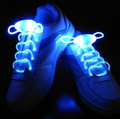 Led Sport Shoe Laces Glow Shoe Strings Round Light Shoelaces