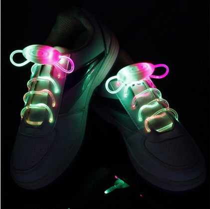 Led Sport Shoe Laces Glow Shoe Strings Round Light Shoelaces