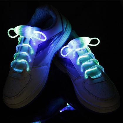Led Sport Shoe Laces Glow Shoe Strings Round Light Shoelaces