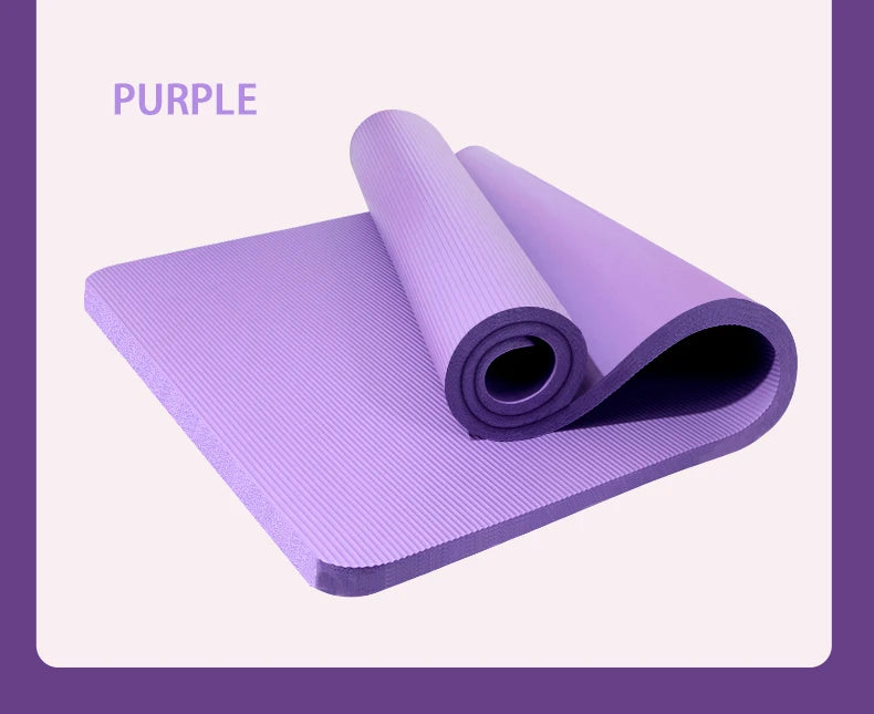 15MM//20MM Thick Non-slip Yoga Mat High-density Sports Fitness Mat Home Sports Pilates Gymnastics Exercise Gymnastics