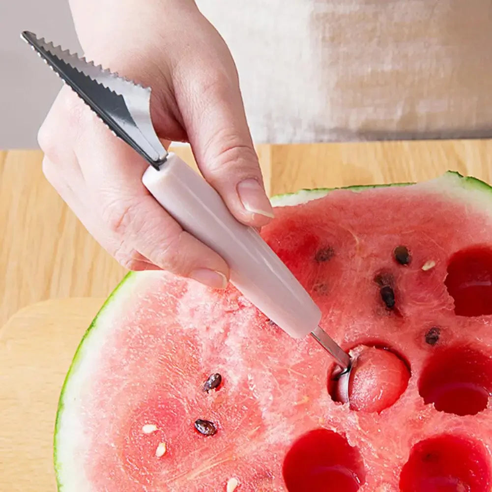 Multifunctional Fruits Peeling Spoon Mango Meat Separator Cutter Kitchen Gadgets Fruits Watermelon Cutting Digging Gadgets
