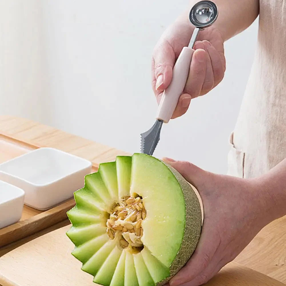 Multifunctional Fruits Peeling Spoon Mango Meat Separator Cutter Kitchen Gadgets Fruits Watermelon Cutting Digging Gadgets