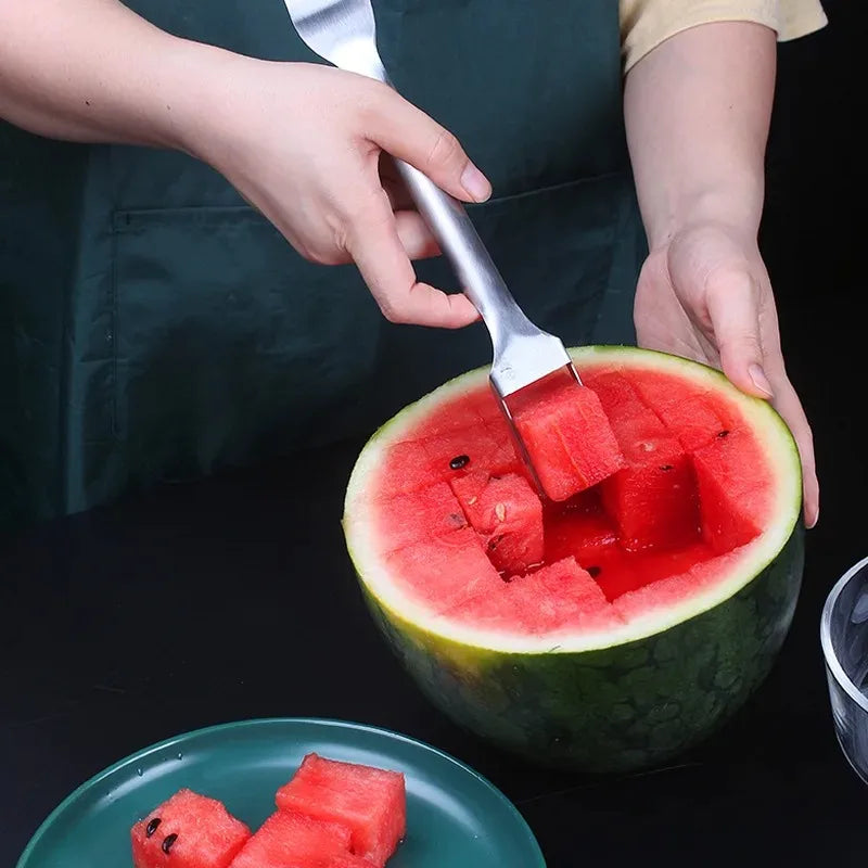 Multifunctional Fruits Peeling Spoon Mango Meat Separator Cutter Kitchen Gadgets Fruits Watermelon Cutting Digging Gadgets