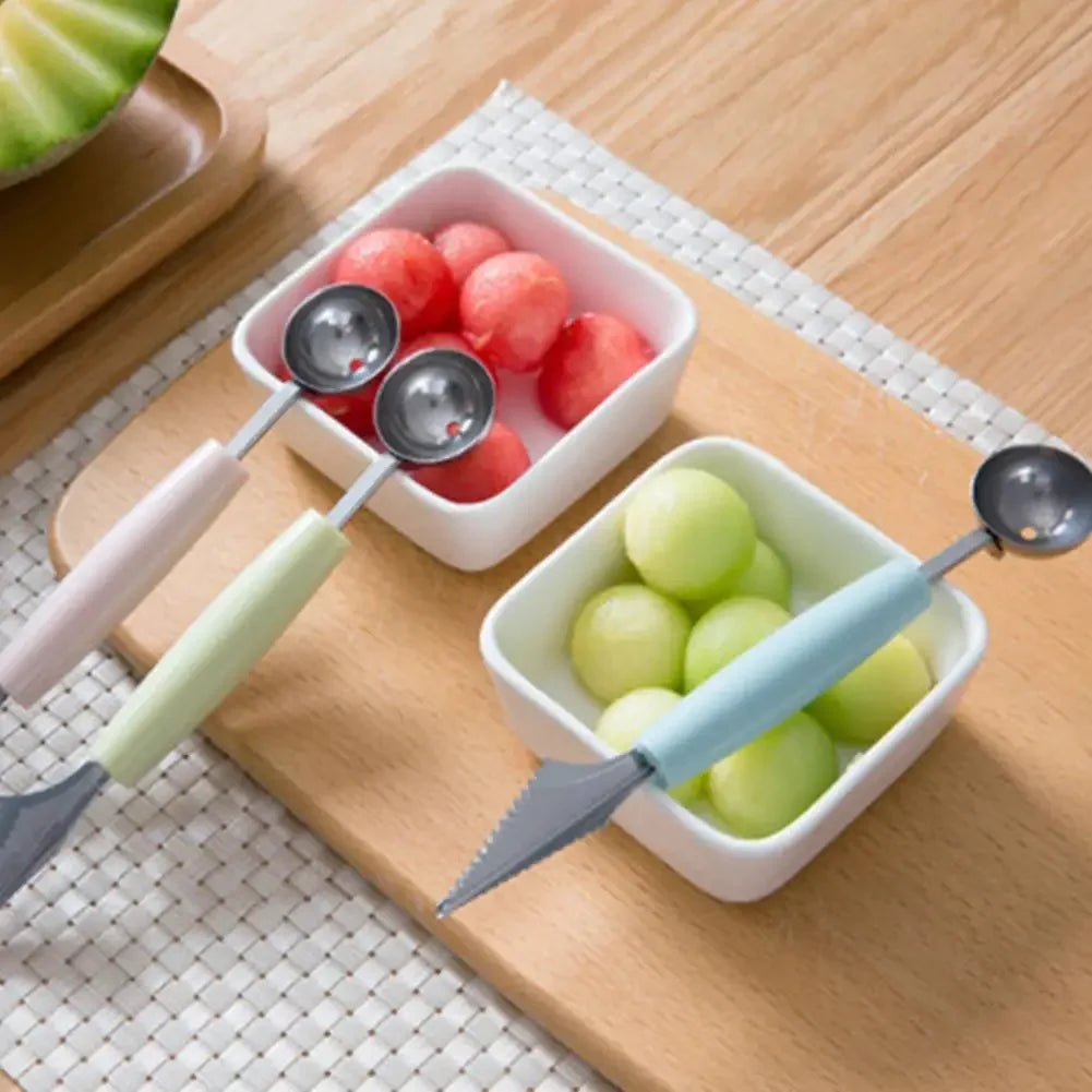 Multifunctional Fruits Peeling Spoon Mango Meat Separator Cutter Kitchen Gadgets Fruits Watermelon Cutting Digging Gadgets