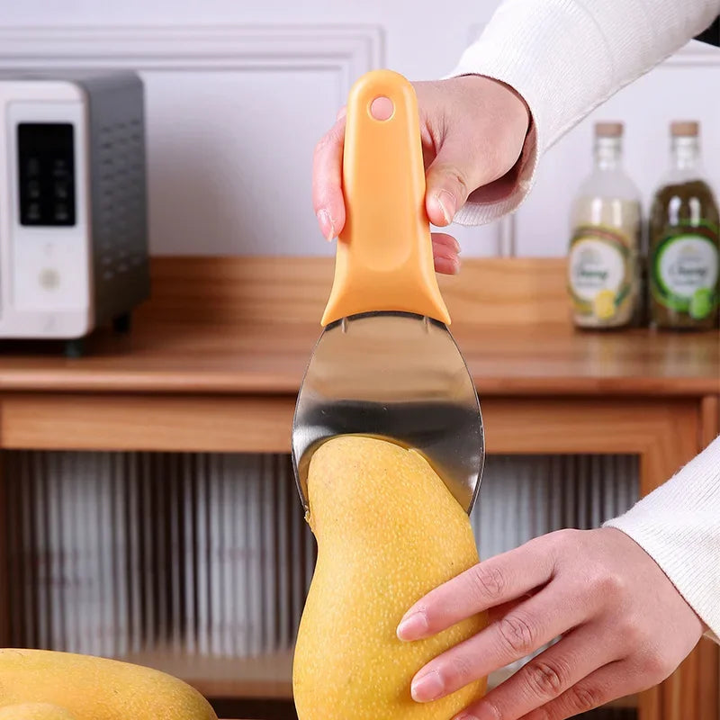 Multifunctional Fruits Peeling Spoon Mango Meat Separator Cutter Kitchen Gadgets Fruits Watermelon Cutting Digging Gadgets