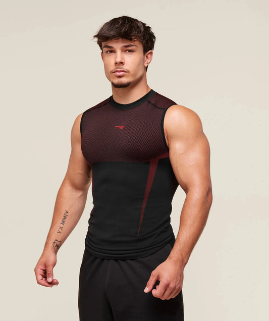 Summer fitness vest for men, sleeveless, suitable for fitness training, cycling, and fitness clothing