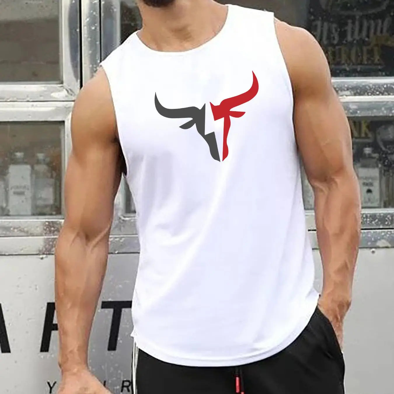 Men's Fitness Sleeveless Tank Top Tshirt m Tank top Fitness Sleeveless Shirt Male Mesh Breathable tops Fitness Sports basketball