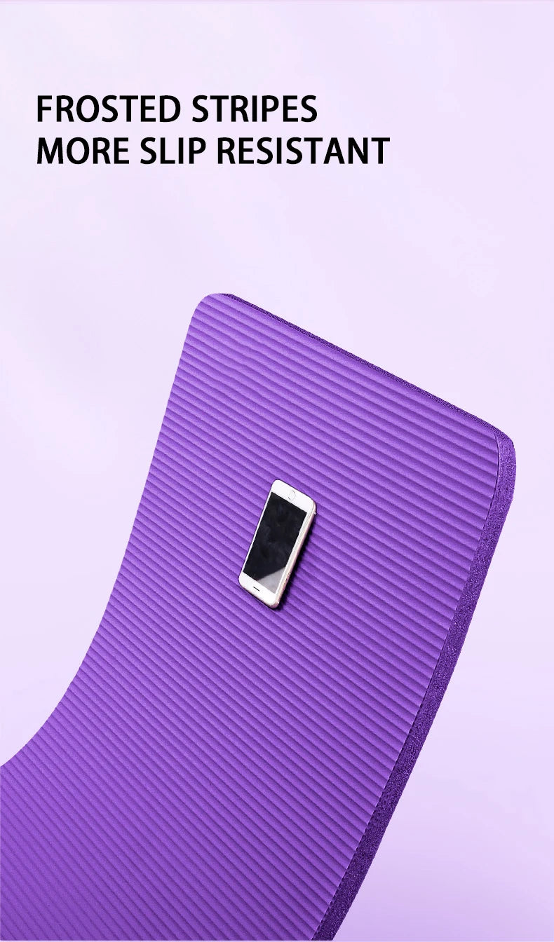 15MM//20MM Thick Non-slip Yoga Mat High-density Sports Fitness Mat Home Sports Pilates Gymnastics Exercise Gymnastics