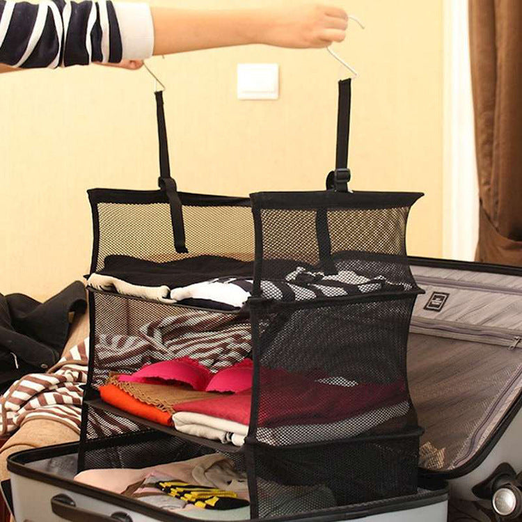 Three-layer travel storage bag