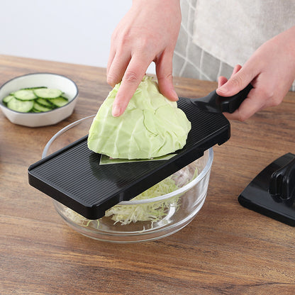 Black With Hand Guard Dish Grater Slice Device