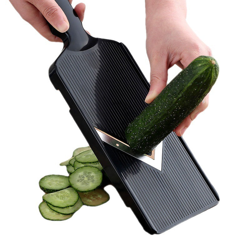 Black With Hand Guard Dish Grater Slice Device