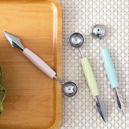 Multifunctional Fruits Peeling Spoon Mango Meat Separator Cutter  Kitchen Gadgets Fruits Watermelon Cutting Digging Gadgets