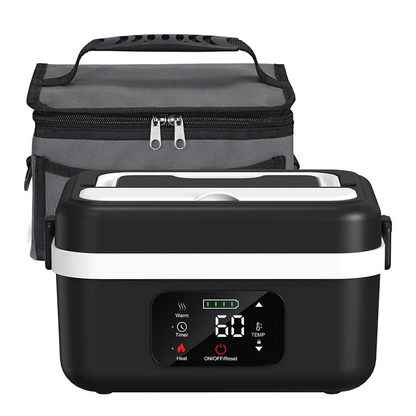 B01C-Electric Heated Lunch Box Cordless Rechargeable Lunch Box With 8000Mah Battery Battery Powered Food Warmers