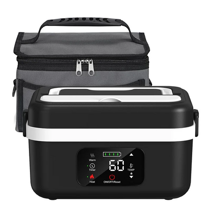 B01C-Electric Heated Lunch Box Cordless Rechargeable Lunch Box With 8000Mah Battery Battery Powered Food Warmers