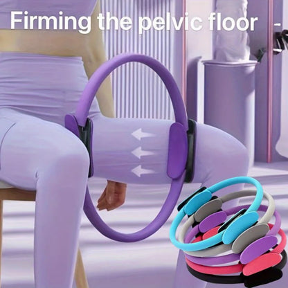 [Fitness Ring] Monochrome Fitness Ring | Yoga Pilates Ring for Home Exercise, Resistance Elastic Gym Workout, Body Stretch Ring