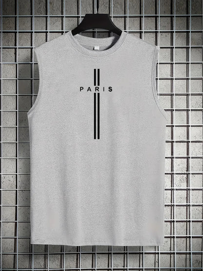 Men's Fitness Sleeveless Tank Top Tshirt m Tank top Fitness Sleeveless Shirt Male Mesh Breathable tops Fitness Sports basketball