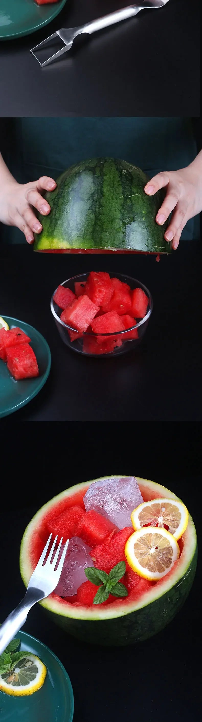 Multifunctional Fruits Peeling Spoon Mango Meat Separator Cutter  Kitchen Gadgets Fruits Watermelon Cutting Digging Gadgets