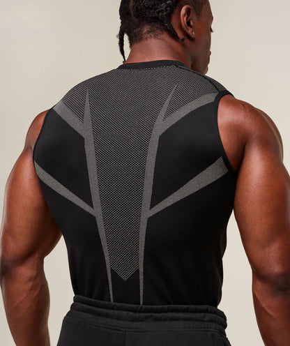 Summer fitness vest for men, sleeveless, suitable for fitness training, cycling, and fitness clothing