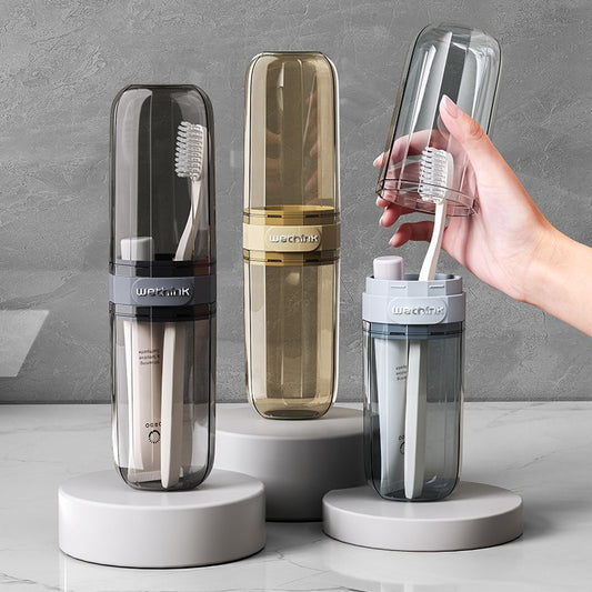 Travel Portable Toothbrush Set Storage Box